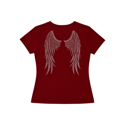 28. Angel Rhinestone Baby Tee