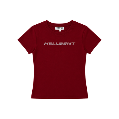 28. Angel Rhinestone Baby Tee