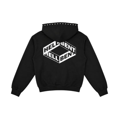 Hellbent Studded Zip-Up