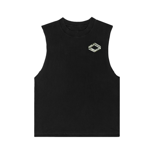 Hellbent Camo Logo Sleeveless Tee (Black)