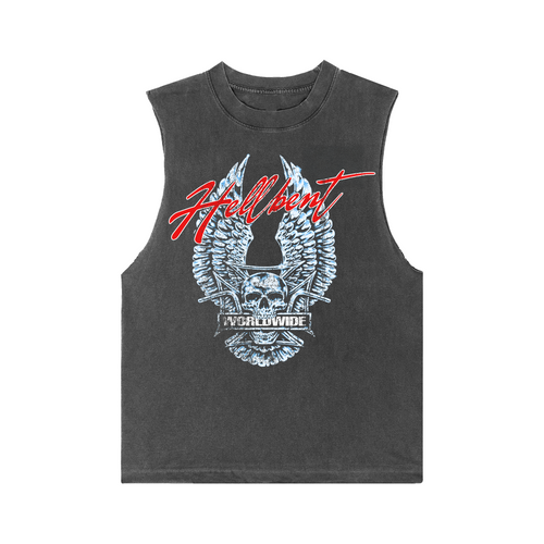 Hellbent Easy Rider Sleeveless Tee (Vintage Black)