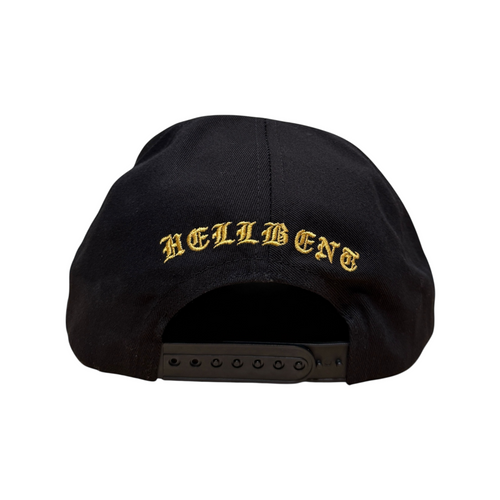 Studio Crest Snapback Hat (Black/Gold)