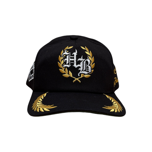 Studio Crest Snapback Hat (Black/Gold)
