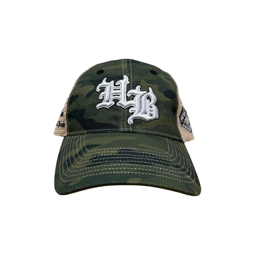 HB Camo Trucker Snapback
