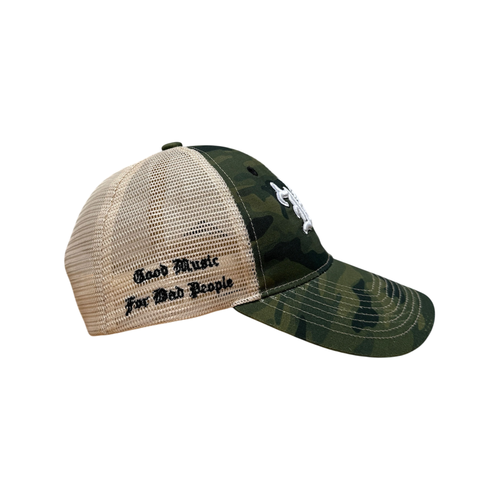 HB Camo Trucker Snapback