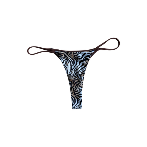 Hellbent Zebra Bikini Bottom