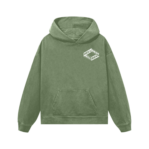 Good Music For Bad People Hoodie (Army Green)