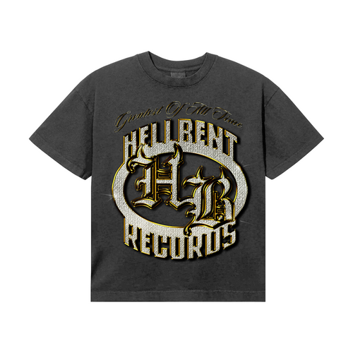 Hellbent G.O.A.T. Logo Tee (Vintage Black)