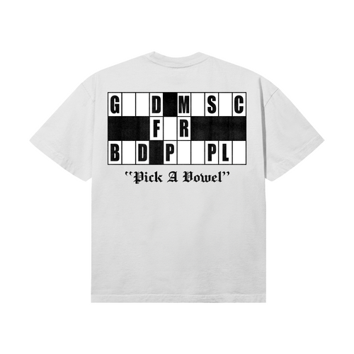 Pick A Vowel Tee