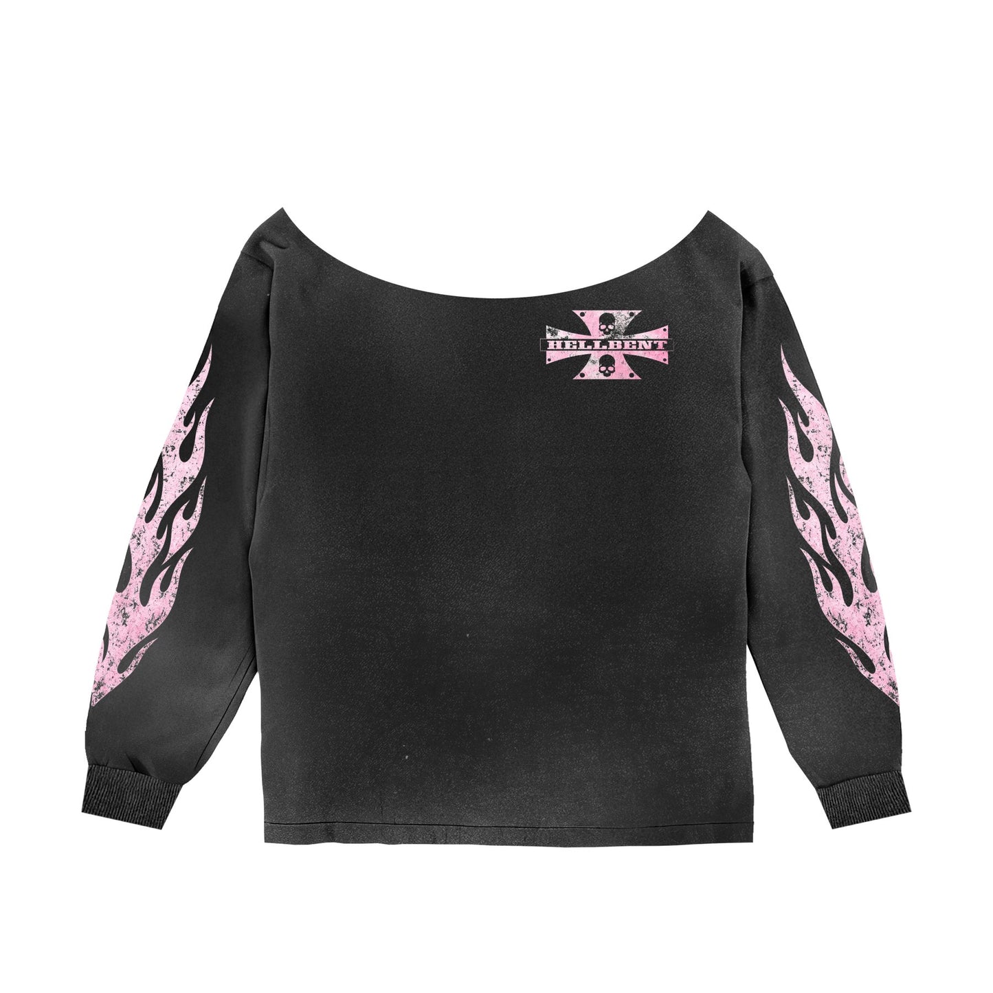 Made In Hell Off The Shoulder Longsleeve (Vintage Black)