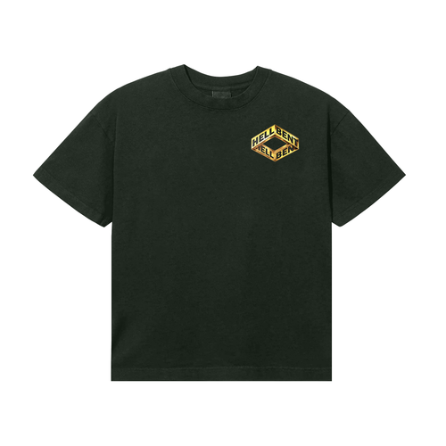 Hellbent Gold Chrome Logo Tee (Ivy)