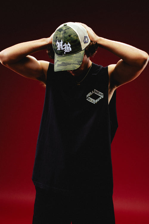 HB Camo Trucker Snapback