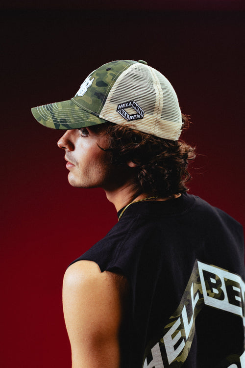 HB Camo Trucker Snapback