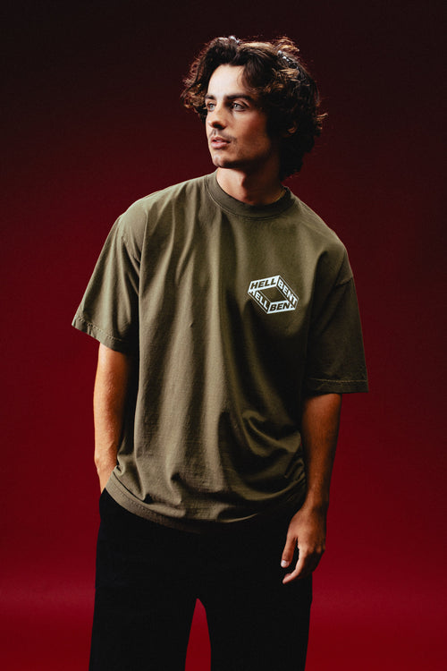 Good Music For Bad People Tee (Army Green)