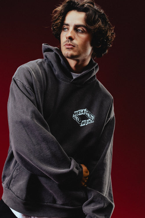 Ripped Hellbent Logo Hoodie (Off-Black)