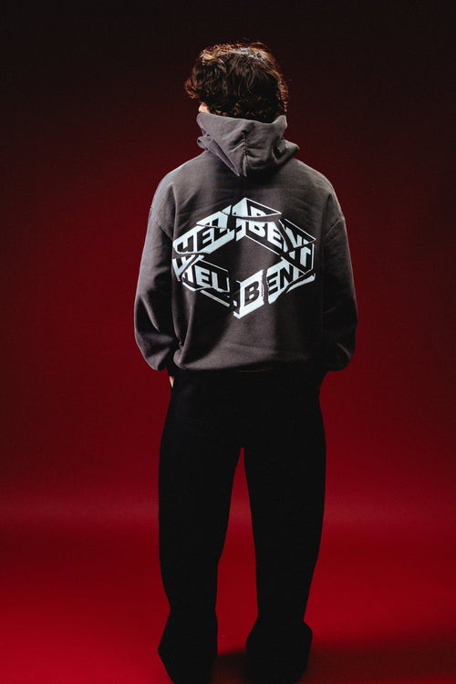 Ripped Hellbent Logo Hoodie (Off-Black)