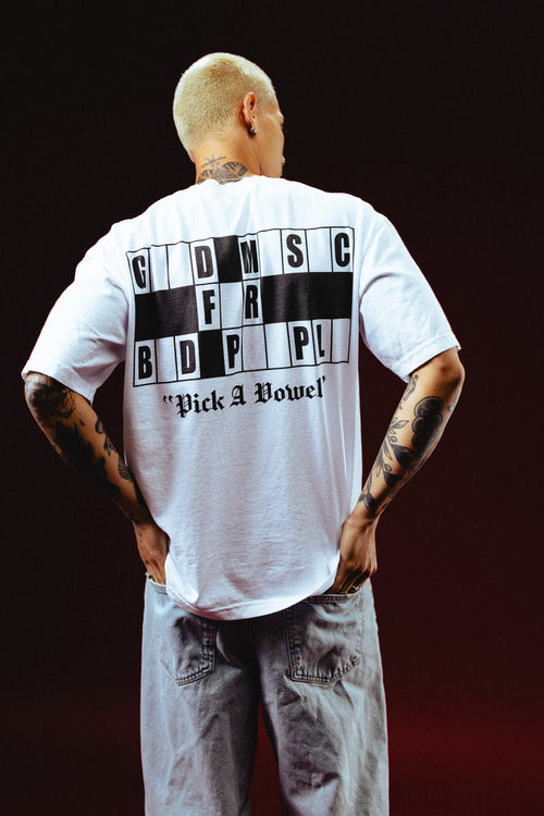 Pick A Vowel Tee
