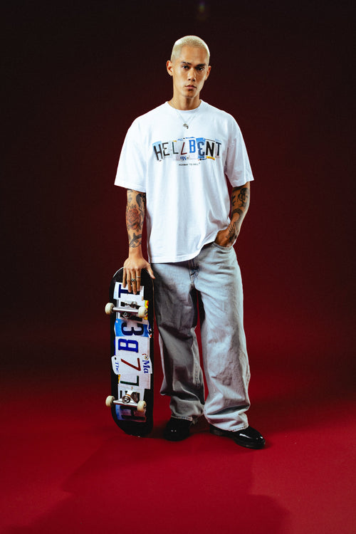 Hellbent Highway To Hell Tee (White)