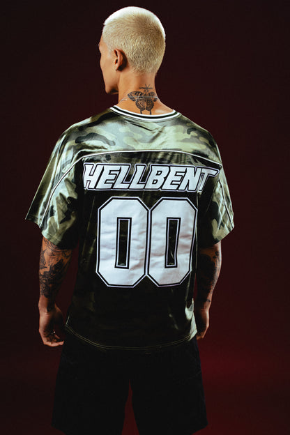 Hellbent Army Camo Football Jersey