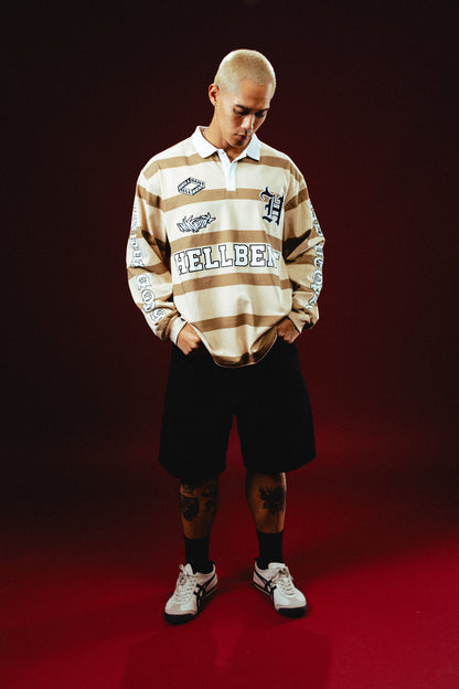Hellbent Striped Polo Longsleeve