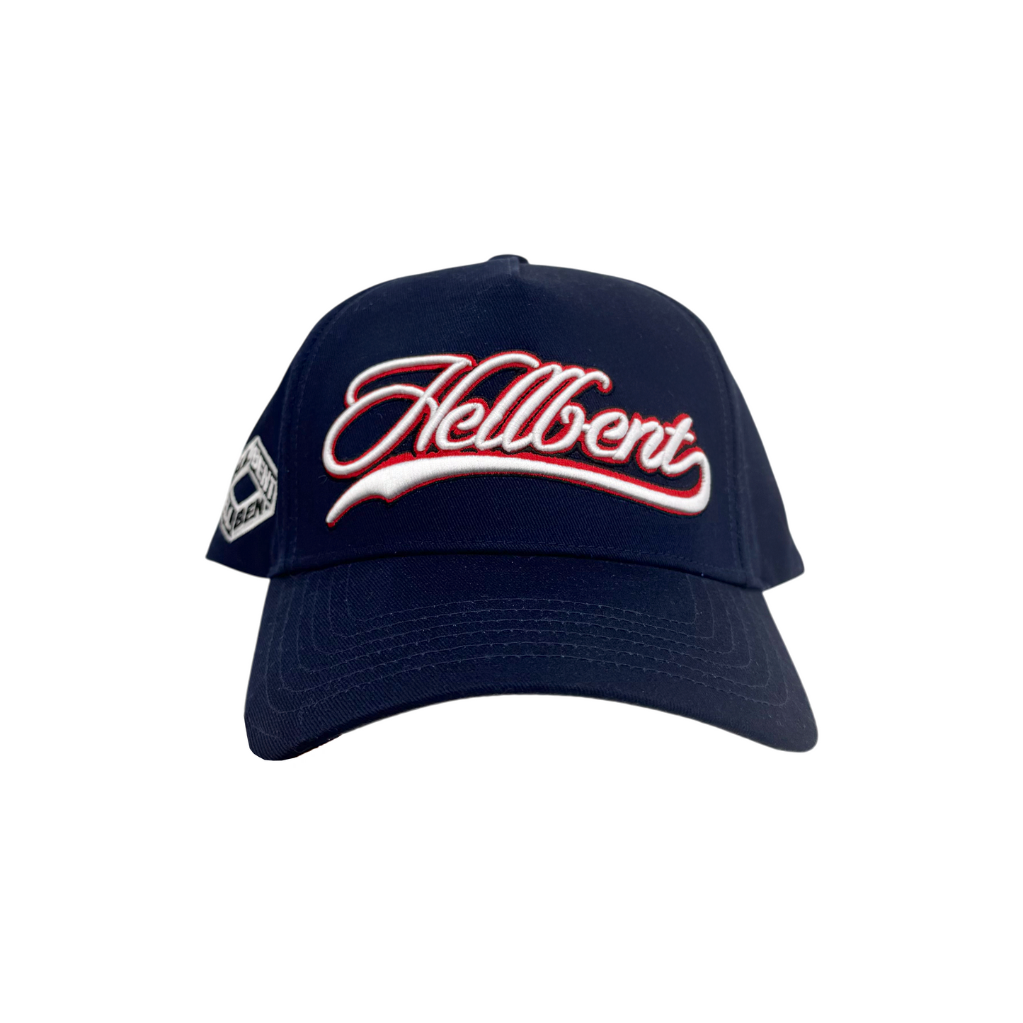 Hellbent Script Logo Snapback (Navy)