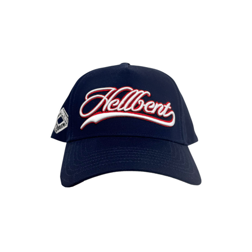 Hellbent Script Logo Snapback (Navy)