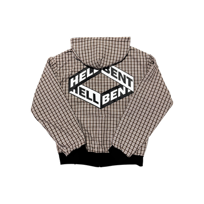 Reversible Plaid Hellbent Zip-Up