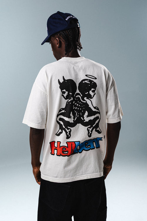 Hellbent Script Logo Snapback (Navy)