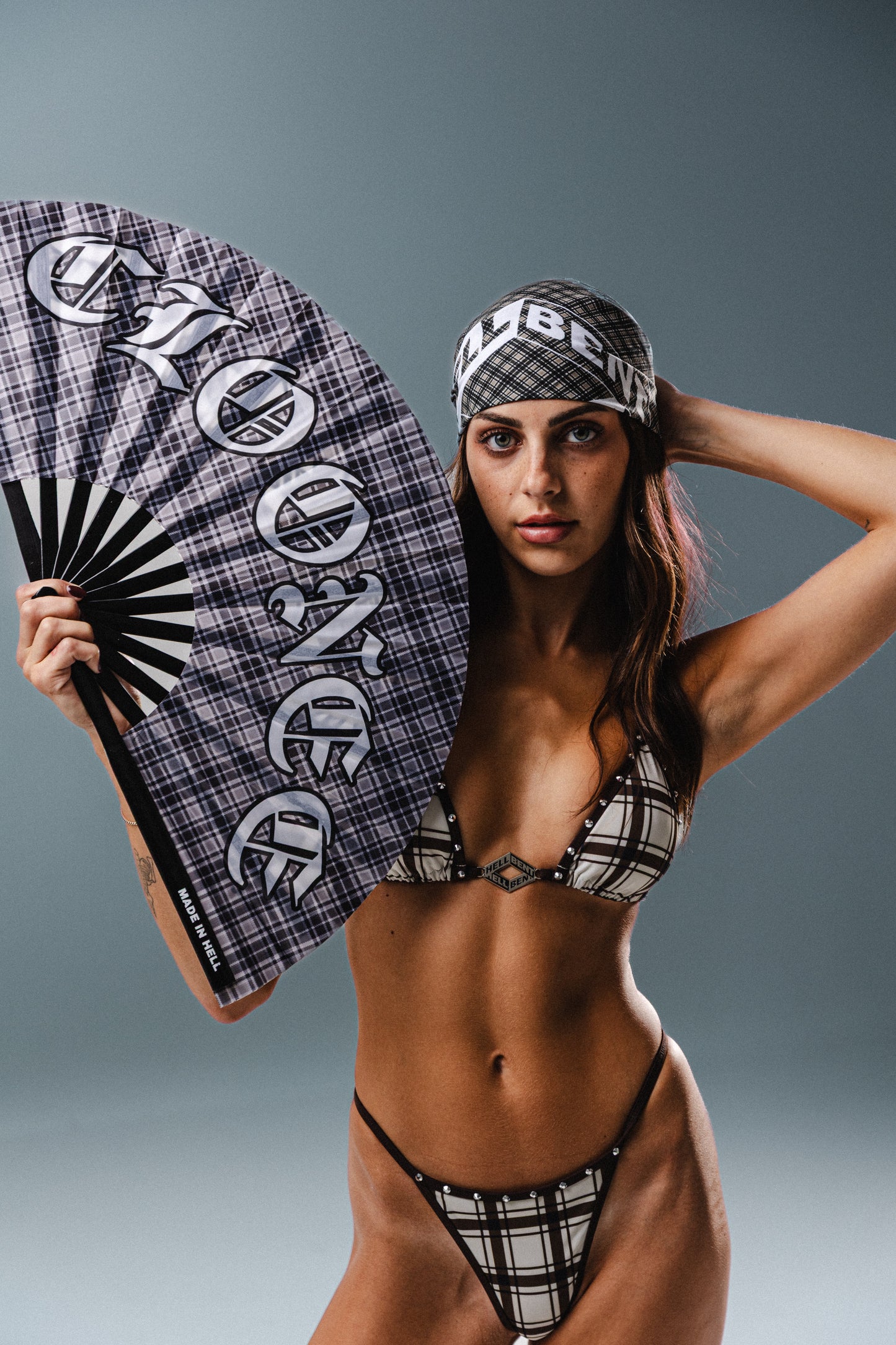 Cloonee & Hellbent Plaid Fan