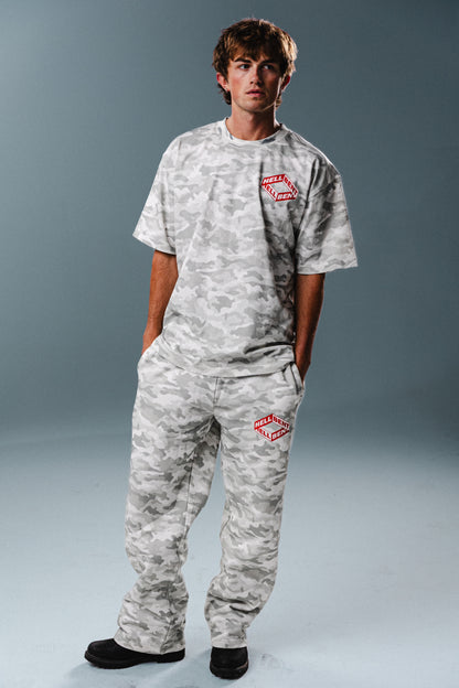 Hellbent Arctic Camo Logo Sweatpants