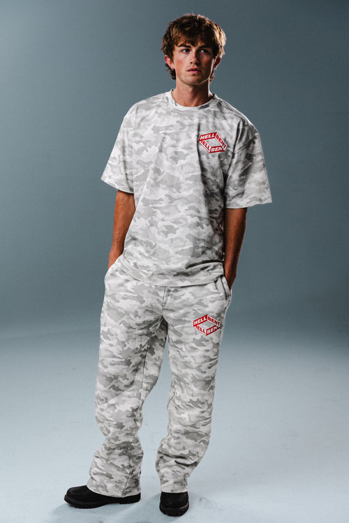 Hellbent Arctic Camo Logo Sweatpants