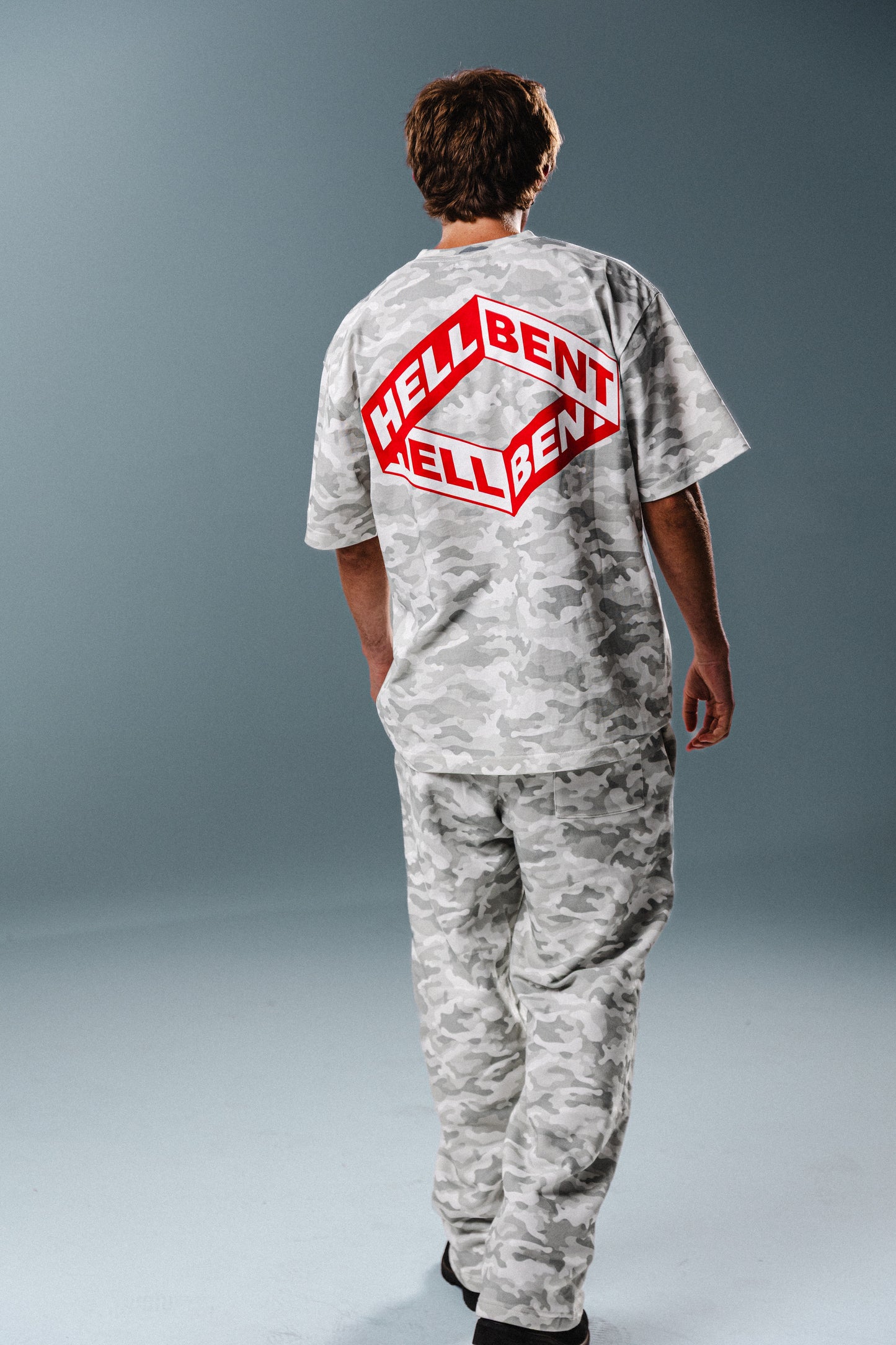 Hellbent Arctic Camo Logo Sweatpants