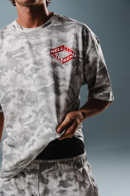 Hellbent Arctic Camo Logo Tee