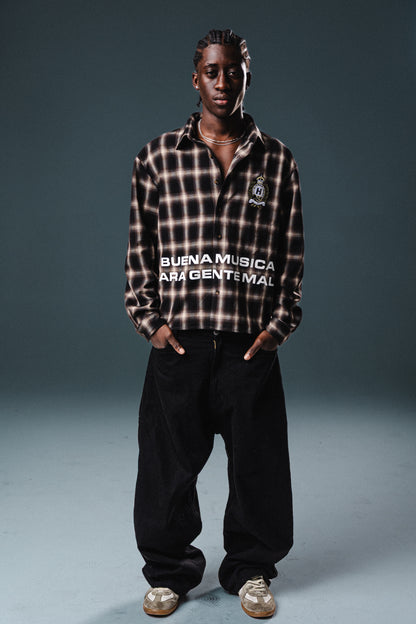 Buena Musica Plaid Button Up