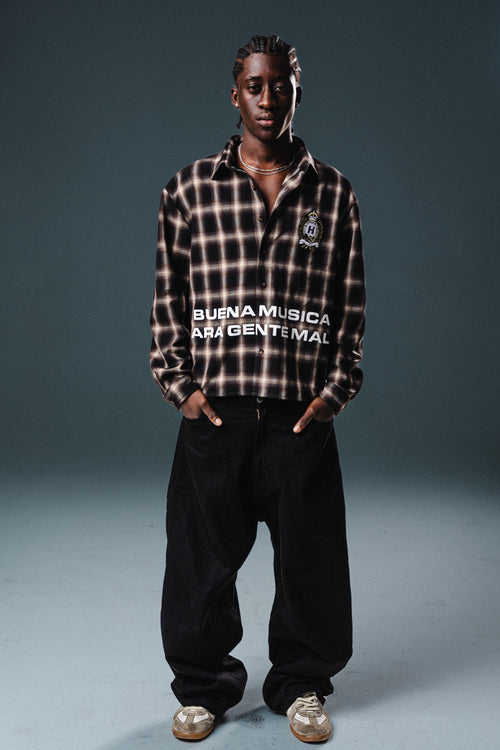 Buena Musica Plaid Button Up