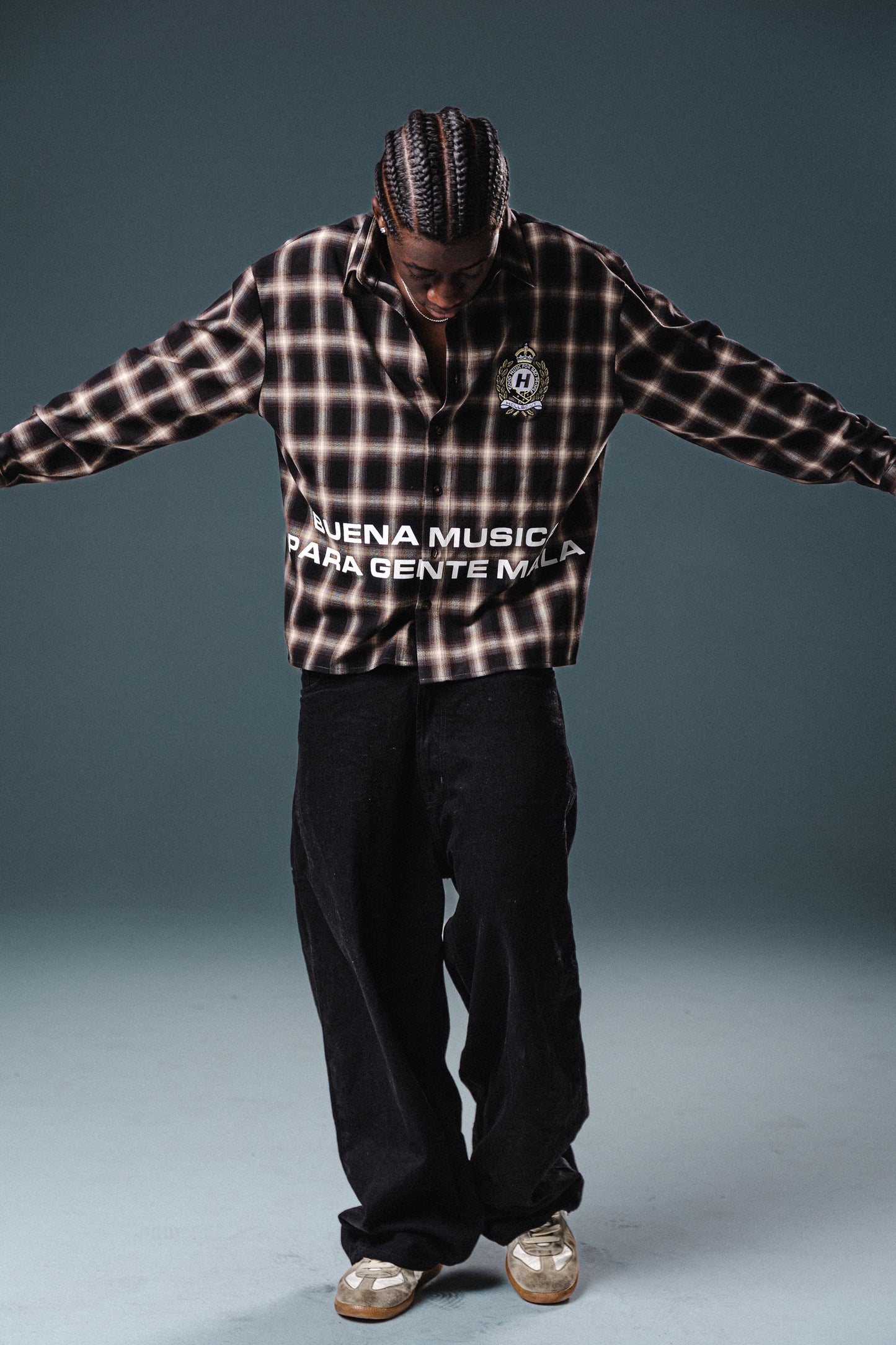 Buena Musica Plaid Button Up