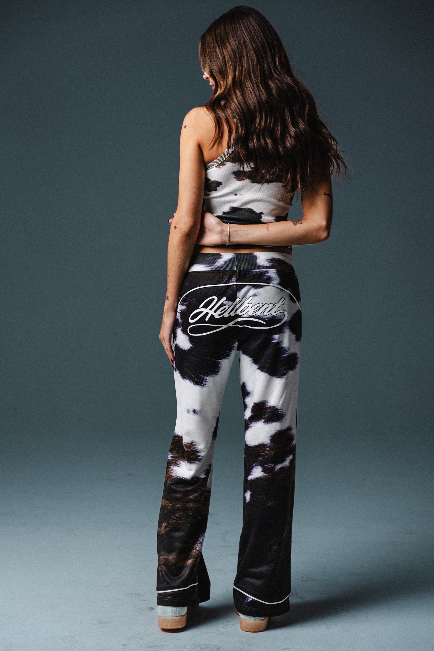 Hellbent Cow Print Women's Sweatpants