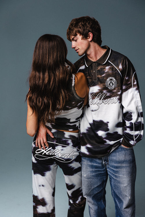 Hellbent Cow Print Longsleeve Jersey