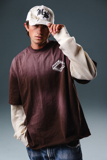 Good Music For Bad People Double Layered Long Sleeve (Vintage Brown)