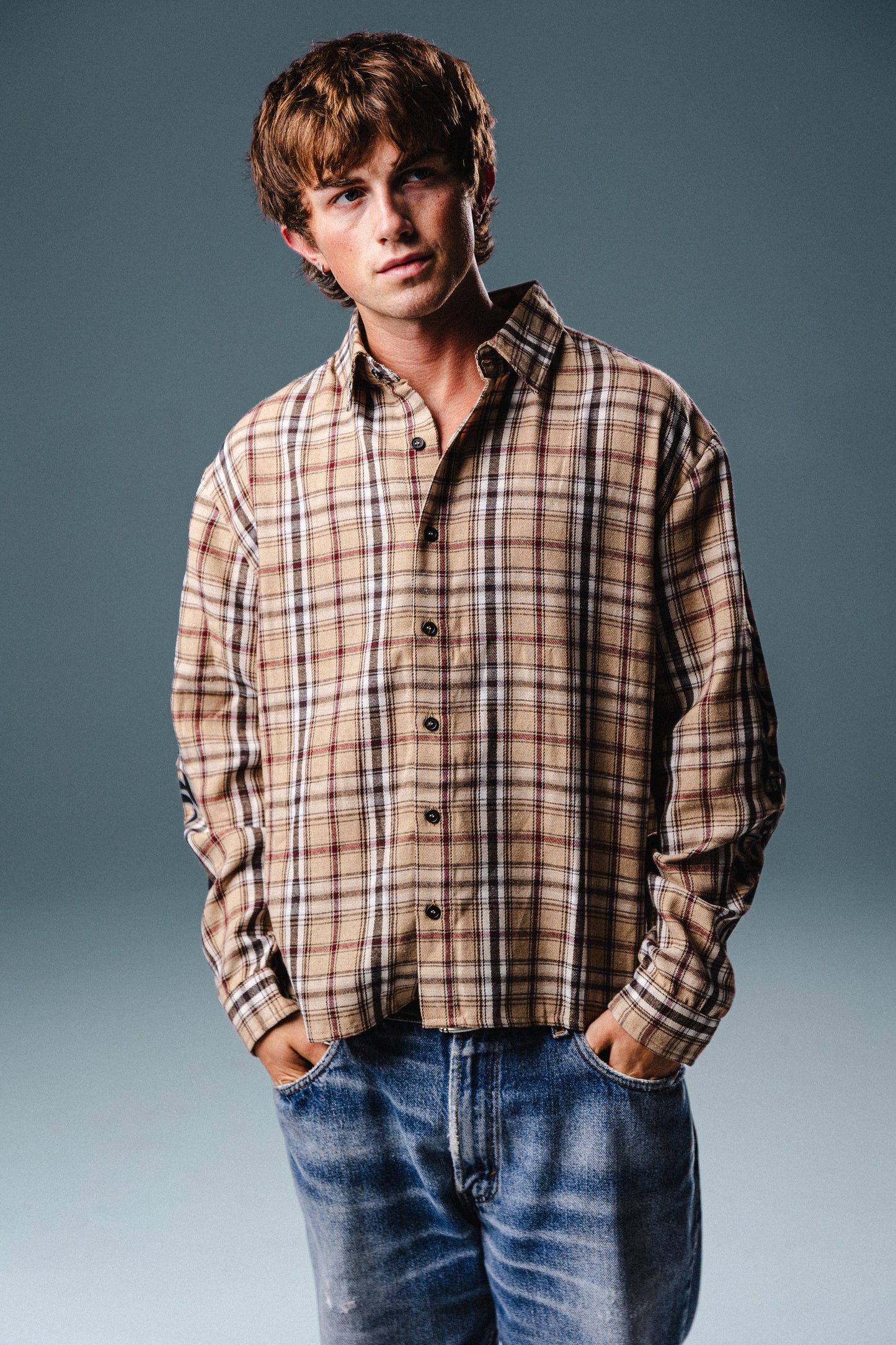 Hellbent Plaid Button Up