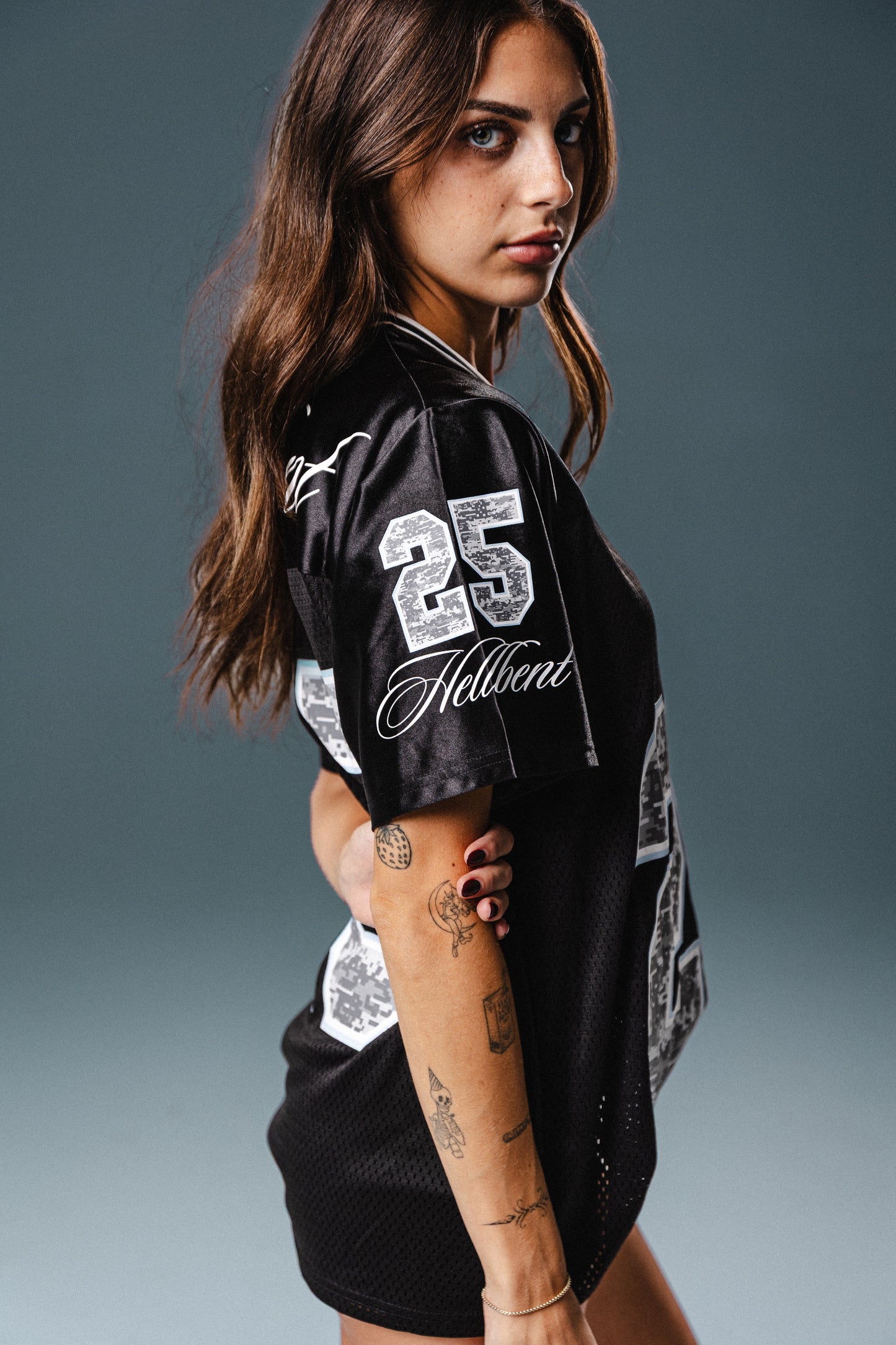 Hellbent Camo Superstar Football Jersey (Womens)