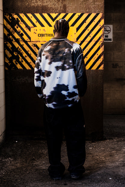 Hellbent Cow Print Longsleeve Jersey