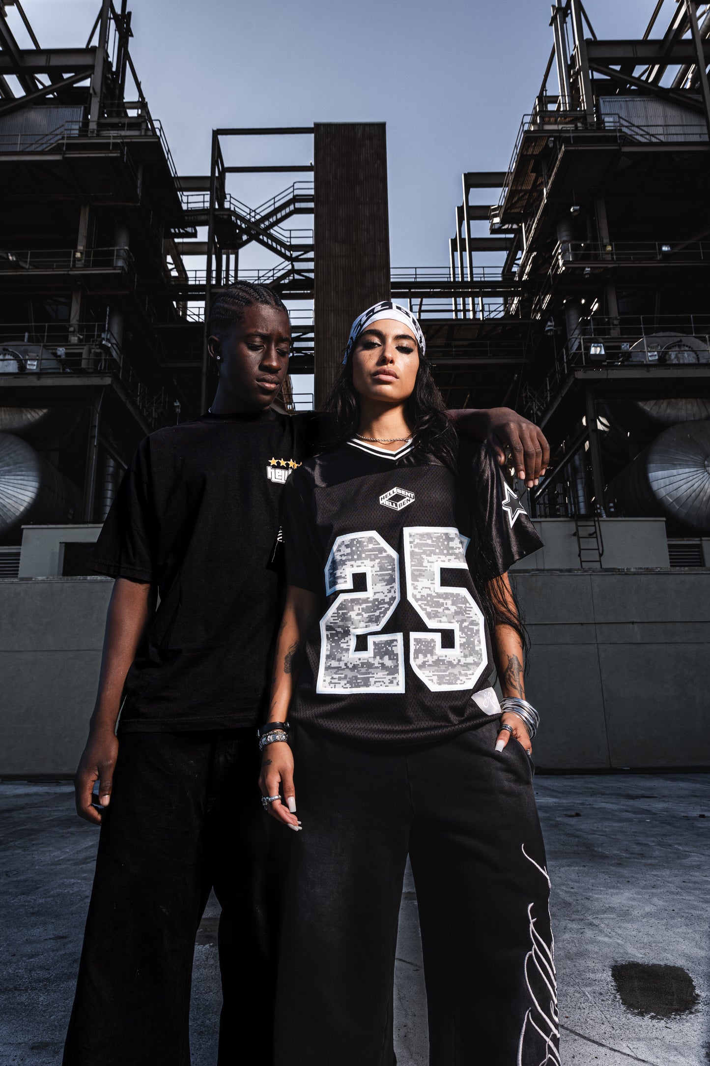 Hellbent Camo Superstar Football Jersey (Womens)