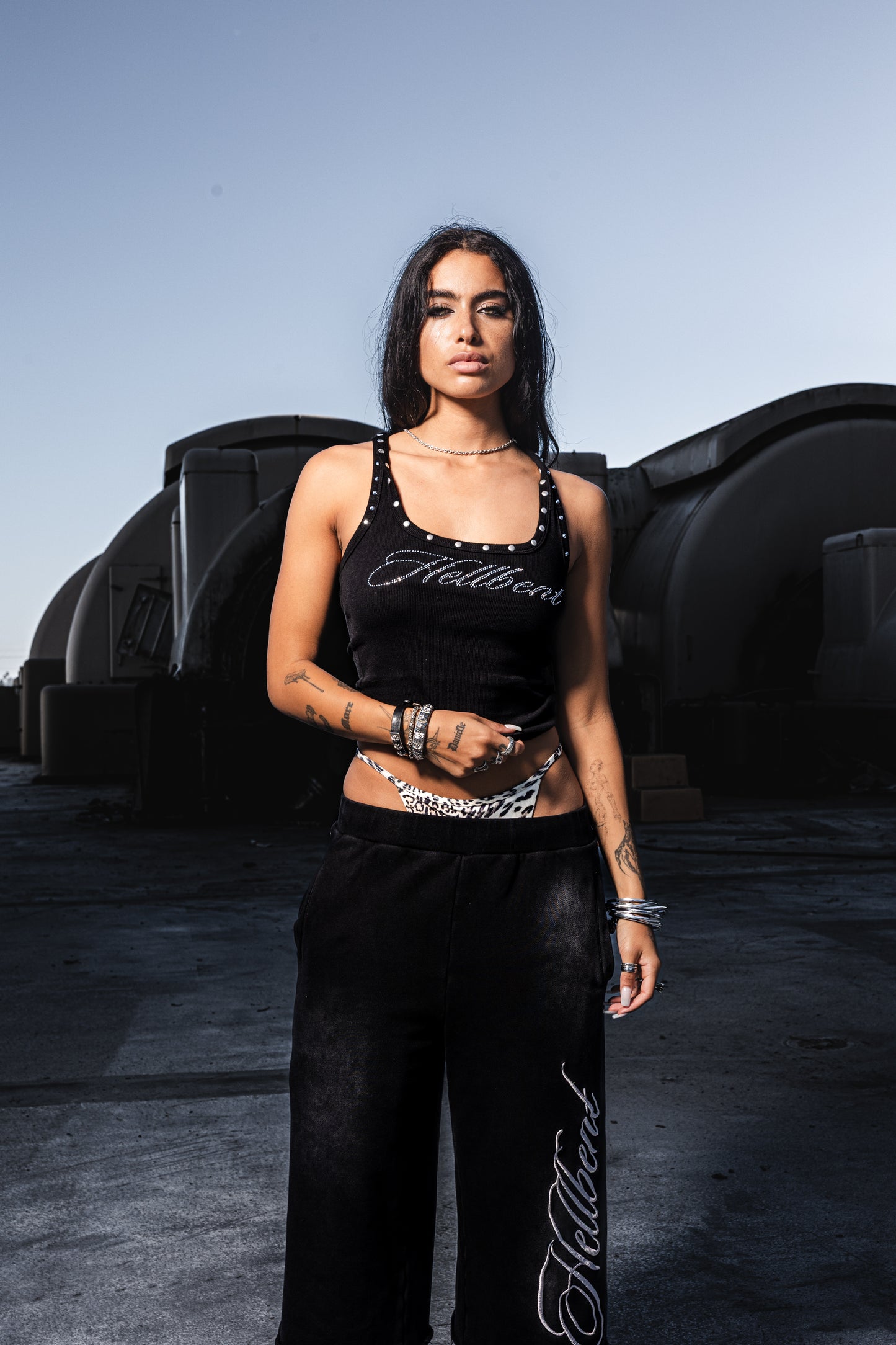 Hellbent Studded Tank (Black)