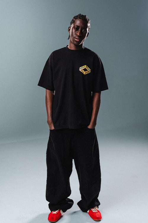 Hellbent Gold Chrome Logo Tee (Black)