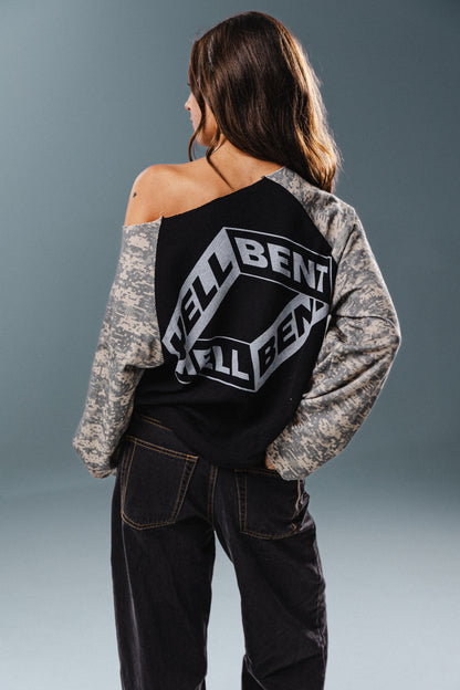 Off The Shoulder Hellbent Camo Thermal