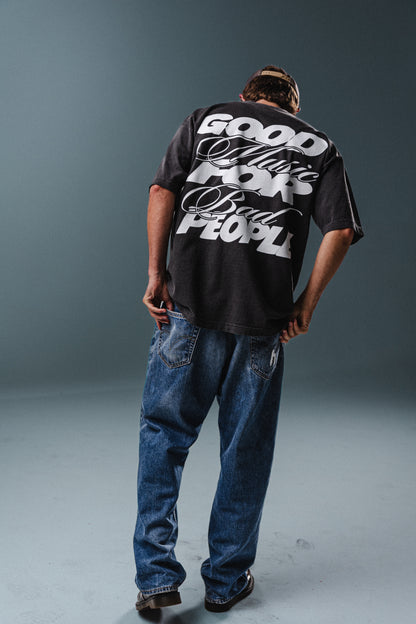 Good Music For Bad People Logo Tee