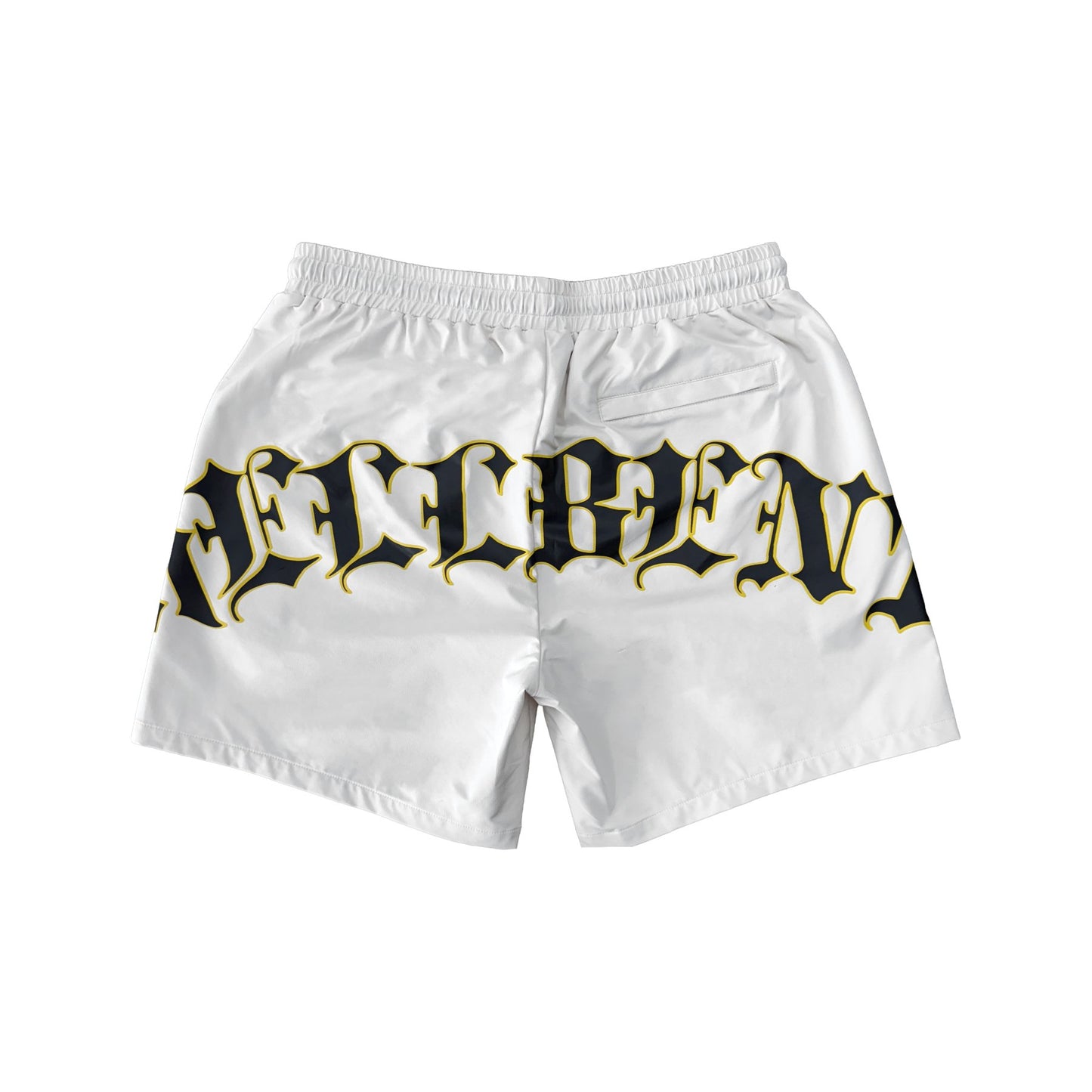 Hellbent Cathedral Logo Shorts (White)