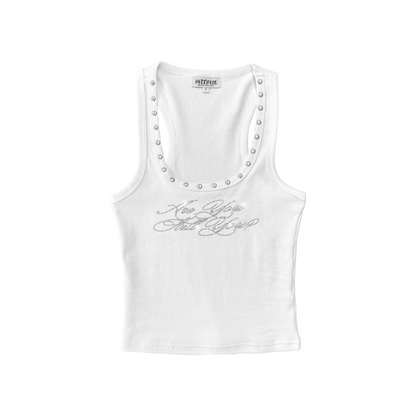 10. AYSY Studded Rhinestone Tank
