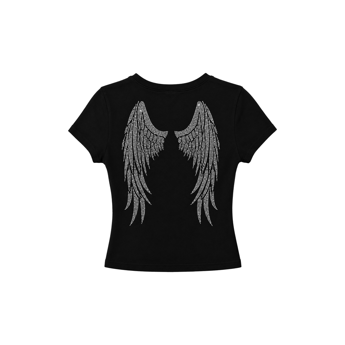 Hellbent Angel Rhinestone Baby Tee